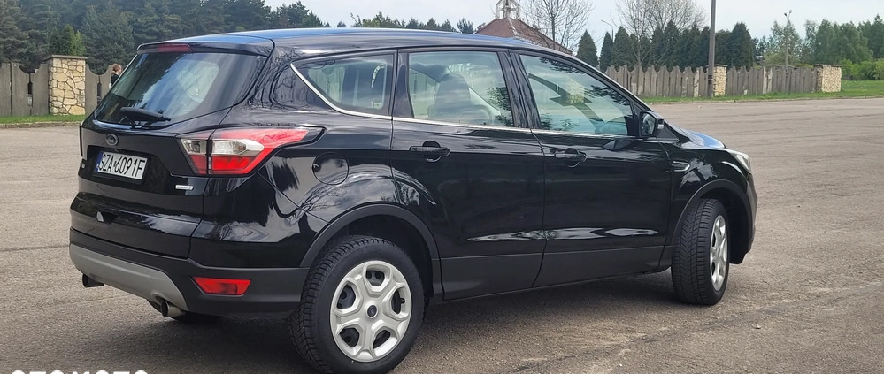 Ford Kuga cena 63500 przebieg: 91600, rok produkcji 2017 z Zawiercie małe 137